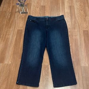 Bandolino Comfort Stretch Cropped Jeans Sz 14